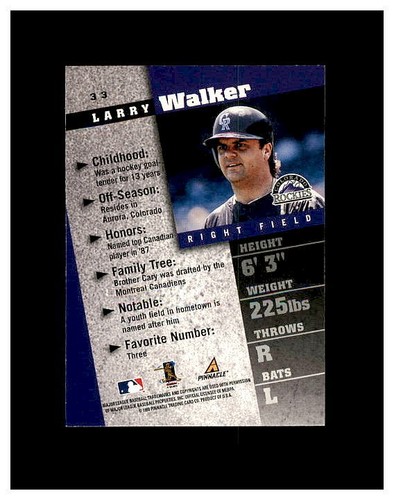 LARRY WALKER YOU PICK SEE SCANS OF EVERY CARD RC, INSERTS HIGH GRADE CARDS - Picture 47 of 463