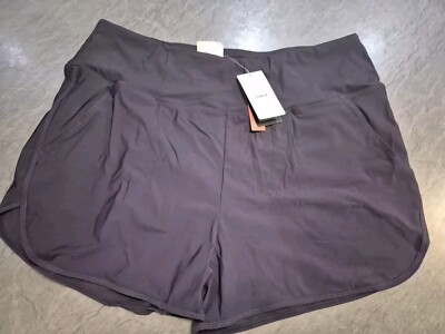 Baleaf High Waisted Navy Badeshorts Boardshorts, Größe XL
