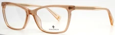 SERAPHIN Heatherton 8221 Champagne Womens Semi Cat Eye Eyeglasses 53-16-140 B:37