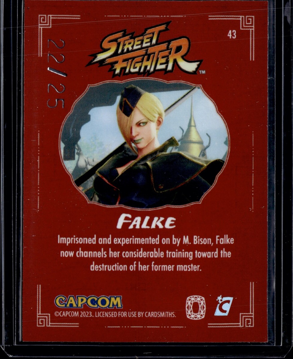 2023 Cardsmiths Street fighter Card Vega 17/25 Ruby Red Gemstone Refractor