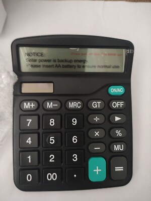 Helect H1001 Tischrechner mit Standardfunktion - Schwarz