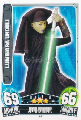 Force Attax Movie Cards 3 105 - LUMINARA UNDULI - Jedi-Ritter - Die Repubik