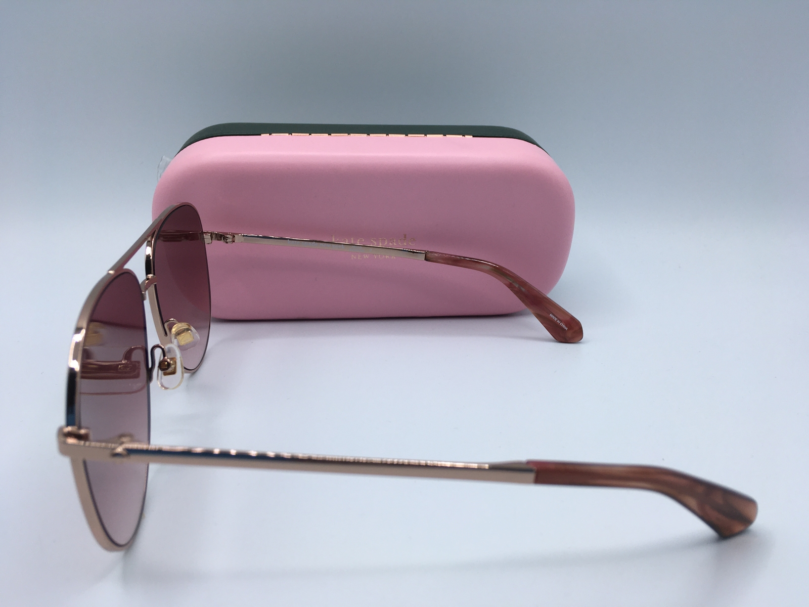 Kate Spade Isla Women's Pink Frame Pink Gradient Lens Aviator