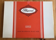 Vintage PIMPERNEL Acrylic Table Placemats of ...
