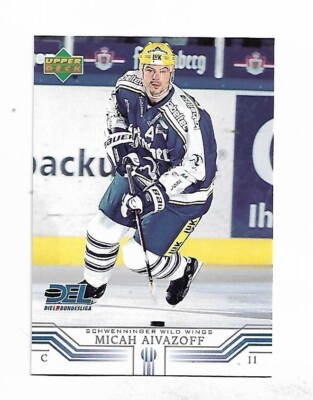 2001-02 Upper Deck DEL - Micah Aivazoff- Schwenninger Wild Wings #226