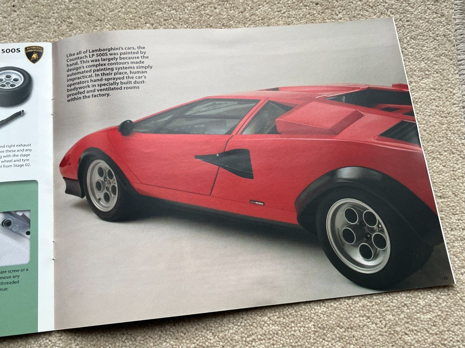 Pack 4 magazine Deagostini Lamborghini Countach Walter Wolf Model ...