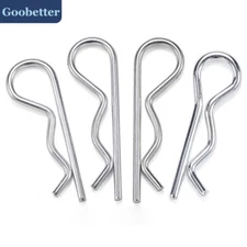R Clip Hairpin Spring Cotter Pins Hitch Pin Retainer Metric Assortment Kit