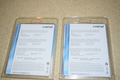 ^^ CRUCIAL DDR2 DIMM UNBUFF 2GB PREMIUM MEMORY- LOT OF 2- NEW - Picture 3 of 3