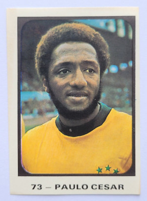 1974 EM Munich World Cup FIFA #073 PAULO CESAR Brazil Soccer Cromo PERU Edition