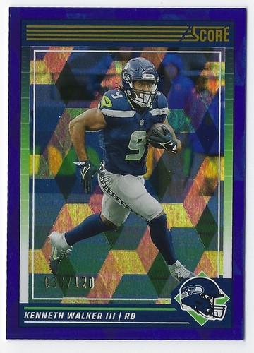 2024 Panini Score Football Cubic #'d/120 Parallel ~ Completa tu conjunto ~ Tú eliges - Imagen 42 de 62