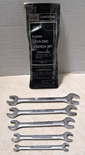 Craftsman - 5 Pc Open End Wrench Set - 44616 - Sae - V- Series - Wpouch - Sears