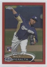 2012 Topps Chrome Red Refractor 10/25 Wily Peralta #194 0j6