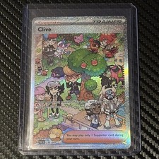 Pokemon TCG Clive 236/091 Paldean Fates Special Illustration Rare Trainer on eBay