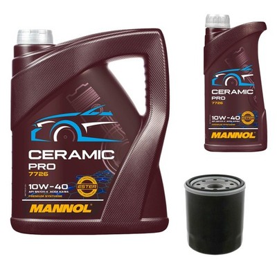 FEBI Ölfilter 6L MANNOL Ceramic Pro 10W-40 für Toyota Supra JZA70_ GA70_ MA70