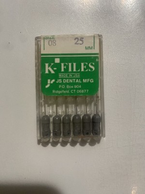 Dental Endo K-Files Size #06-80 Length 21/25/30mm Stainless Steel Root Canal Use