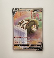 Pokemon Fusion Strike Sandaconda V Alt Full Art Card Holo IR 252/264 on eBay