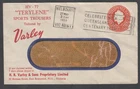 Australian StampsPre Decimal Cover. 1959.H.R.Varley & Sons.Terylene Trousers .
