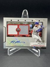 2024 Topps Museum #SWDRA-MM Max Muncy Dual Relic Auto /299