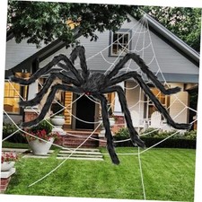 200" Spider Web with 59" Spider Web for Outdoor and Indoor Halloween Decorations