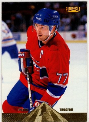 1996 Pinnacle Brands Hockey Pierre Turgeon No. 22 Montreal Canadiens