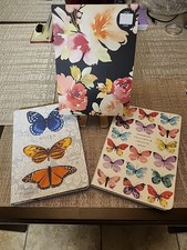 New 3 Butterly  Floral Journals Journal Notebook Set