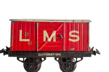 Scarce Hornby Meccano "LMS" Gunpowder Van 0-gauge