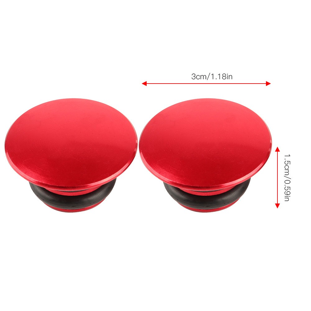 1 Pair Durable Handlebar End Plug For Road - Aluminium Alloy