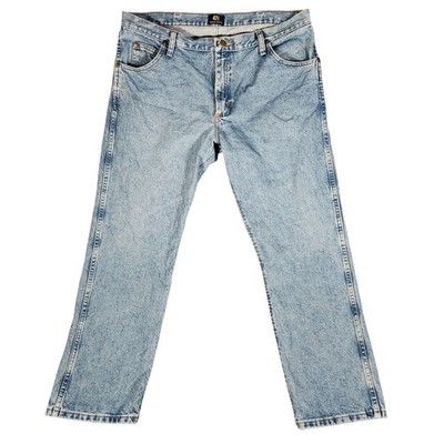 Wrangler Jeans Mens 36x30 Blue Excellent 47MWZ Regular Fit Cowboy Cut Denim
