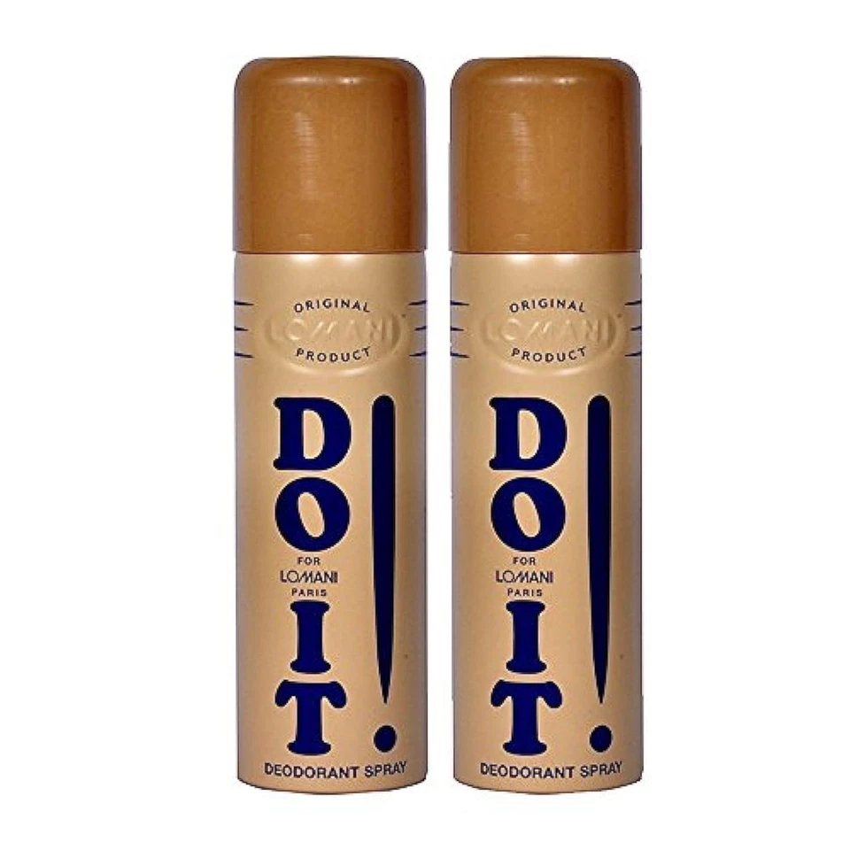 Lomani Do It Desodorante Spray para Hombres y Mujeres 200 ml Cada Juego de 2 Foto 3 de 4