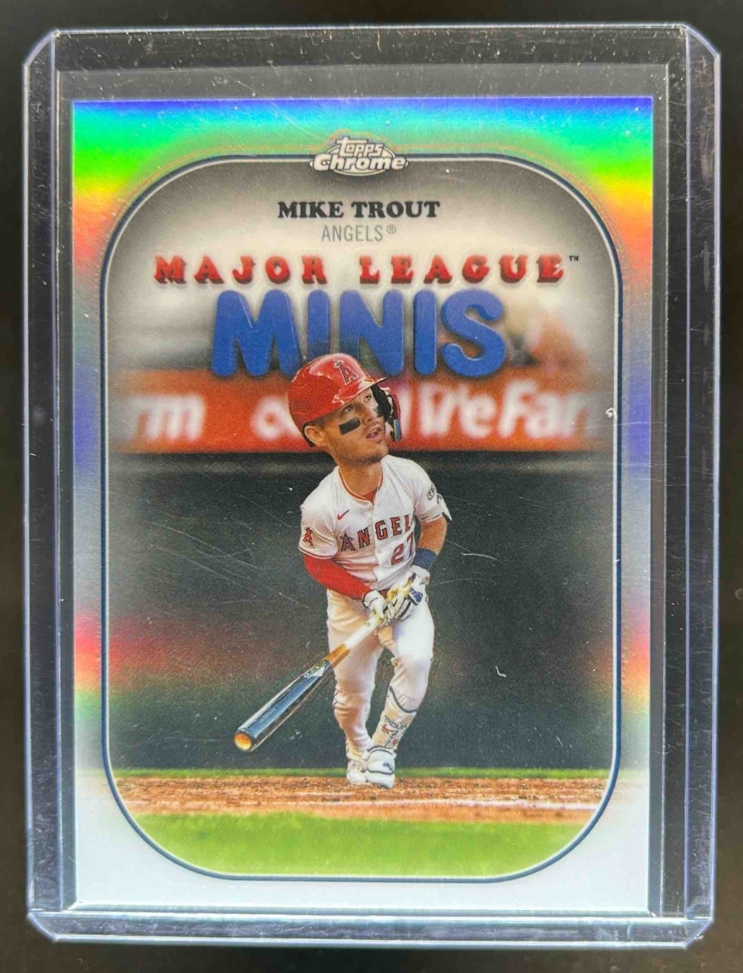2025 Topps Chrome Update Mike Trout Major League Minis #MM-4 Angels