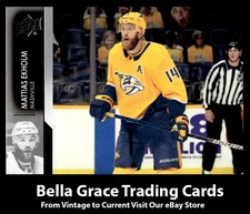 2021-22 Upper Deck Mattias Ekholm #102 Nashville Predators NHL Hockey 