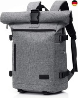 Yamtion Laptop Rucksack Herren,Rolltop Rucksack Schulrucksack Jungen Teenager