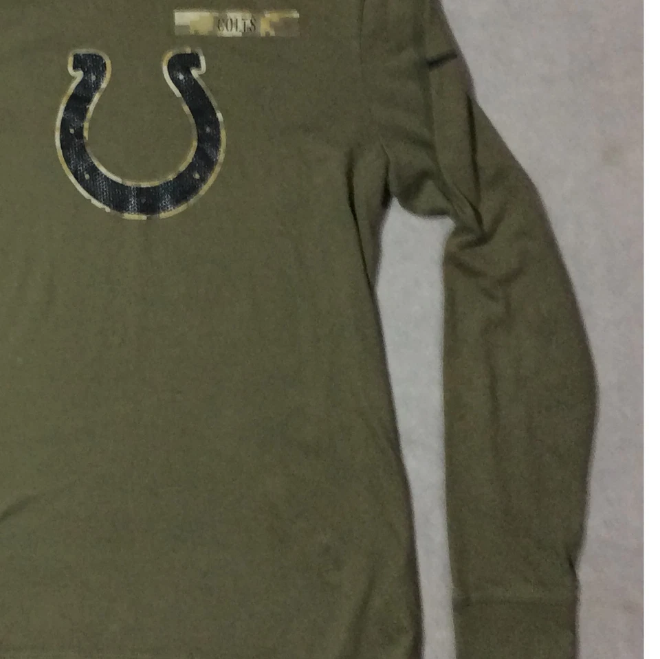 Camiseta Nike Indianapolis Colts Salute To Service Juvenil 13-15 XL Verde Dri-Fit  Foto 3 de 4