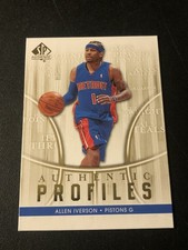 2008-09 SP Authentic Authentic Profiles Allen Iverson #AP-31 HOF