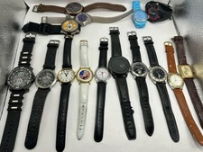 Mixed Brands Mens Watches Lot Of 15 For Parts Or Repair U17