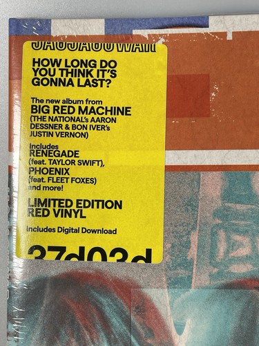 Big Red Machine How Long Do You Think It's Gonna Last Red Vinyl New Taylor Swift - Picture 3 of 5