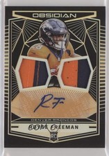 2018 Panini Obsidian Electric Etch Orange 32/50 Royce Freeman #22 Auto 0pm