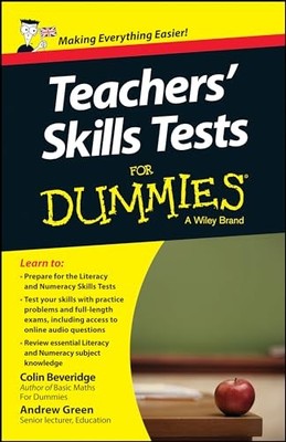 Teacher?s Skills Tests For Dummies by Green, Andrew 1118661648 FREE Shipping