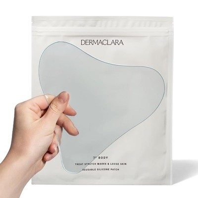 Dermaclara Large Silicone Body Patch - Pregnancy Stretch Mark Prevention, C Sect