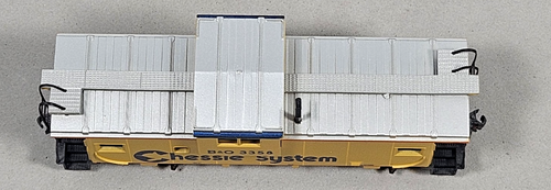 Scala HO B&O 3358 Chessie System Cupola Wide Vision Caboose - Foto 4 di 5