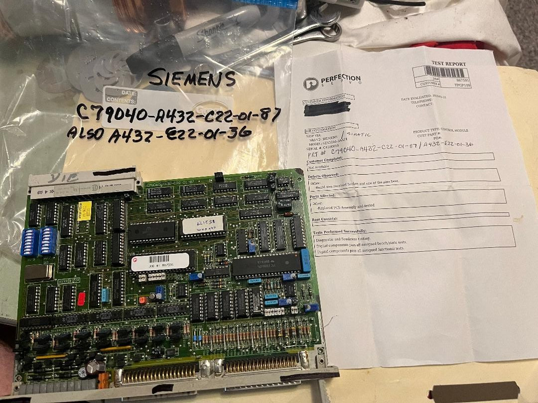 Siemens Simatic 6ES5 244-3AA21 Board C79040-A432-C22-01-87 Refurbished