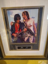 Framed Aerosmith Photographed At The Super Bowl