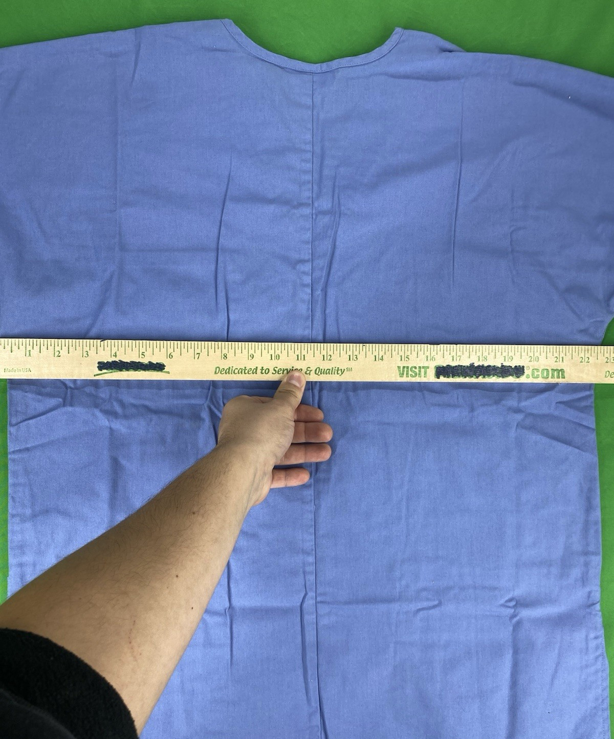 Medium Blue Simply Basic Scrub Shirt - image 5