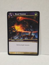 Head Trauma World Of Warcraft TCG March Of The Legion Regular Common