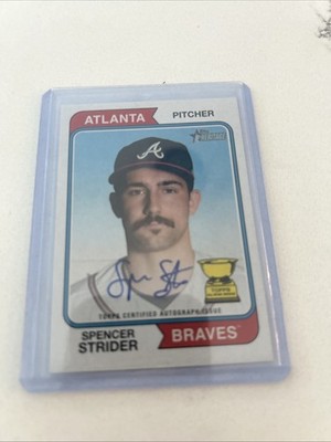 2023 Topps Heritage High Number Spencer strider autograph 