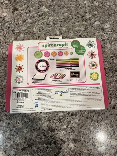 Brand New In Package The Original Spirograph Neon Design Set W/ Design Pad @ - Picture 2 of 2