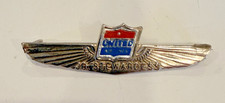 Vintage United Airlines JR Stewardess Wings Pin Badge Metal
