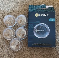 Safety 1st Child Proof Clear View Stove Knob Covers Set of 5 