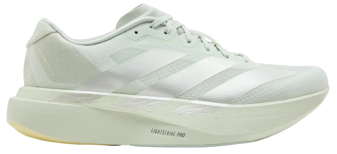 Adidas Adizero Evo SL Metallic Silver Crystal Jade JR5840