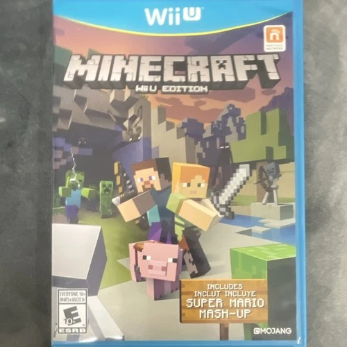 Mojang Minecraft Wii U Edition Nintendo Wii U Action NTSC E10+ 2016 Super Mario…